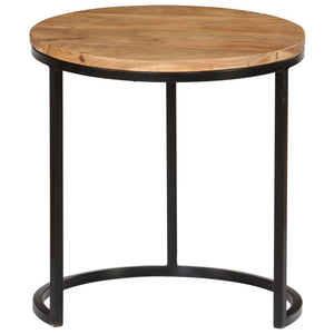 Couchtisch-Set 3-teilig Akazienholz Massiv
