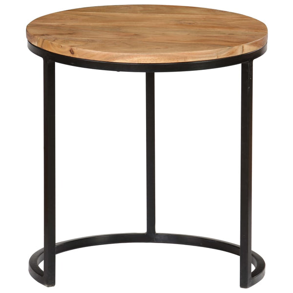 Couchtisch-Set 3-teilig Akazienholz Massiv