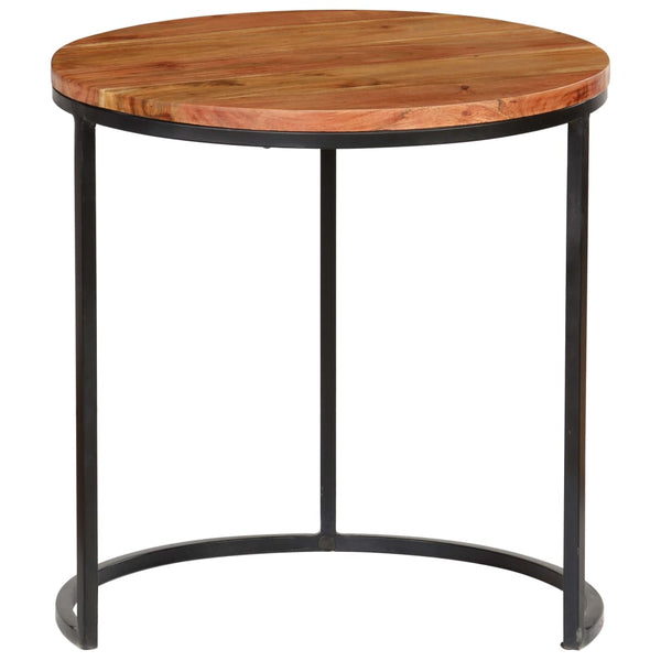 Couchtisch-Set 3-teilig Akazienholz Massiv