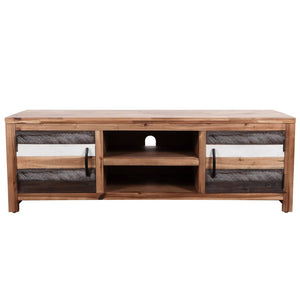 TV-Schrank Massivholz Akazie 120x35x40 cm