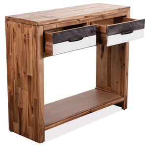 Konsolentisch Massivholz Akazie 86x30x75 cm