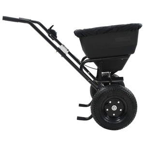 Handstreuwagen Salzstreuer PVC und Stahl 106x73x76 cm 45 L