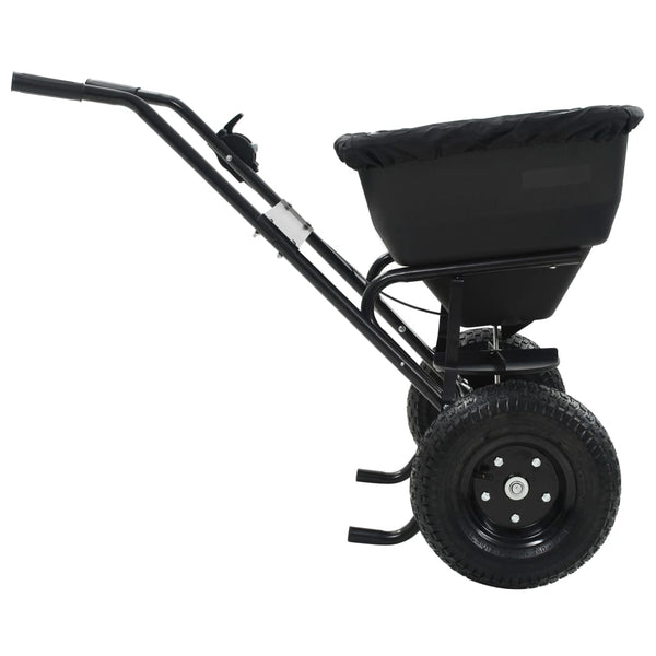 Handstreuwagen Salzstreuer PVC und Stahl 106x73x76 cm 45 L