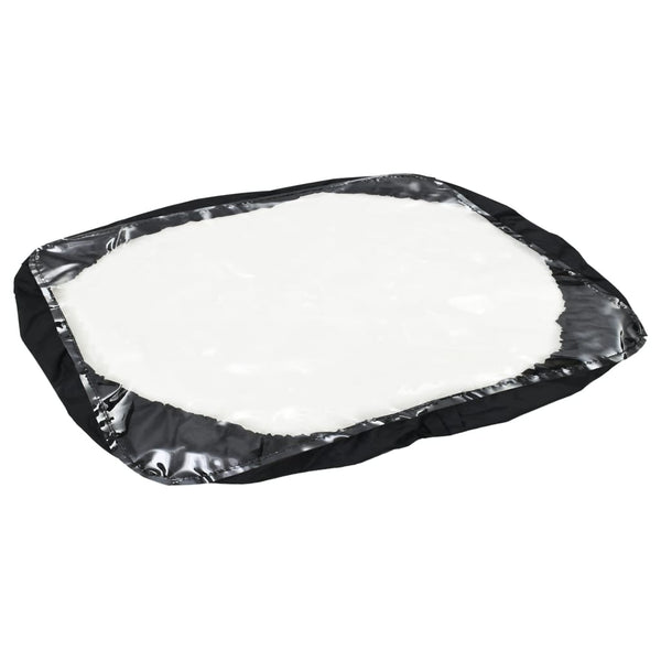 vidaXL Épandeur à sel à pousser PVC et acier 125x74x79cm 45L