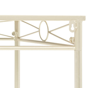 Beistelltisch Vintage-Stil Metall 87x34x73 cm Gold