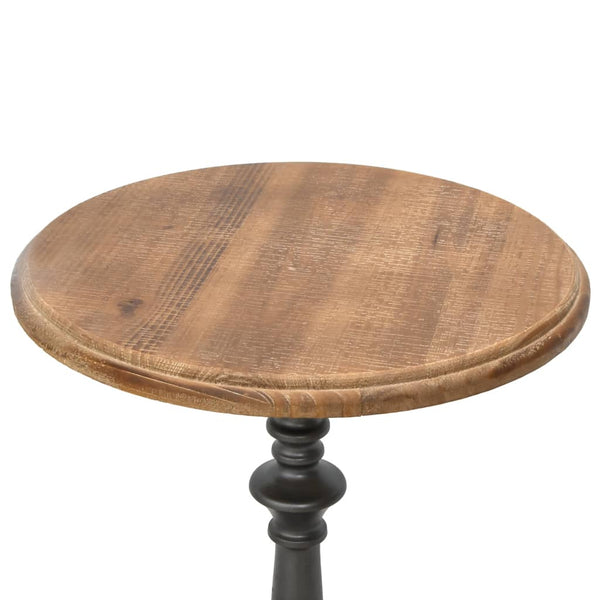 Beistelltisch Tannenholz Massiv 40 x 64 cm Braun