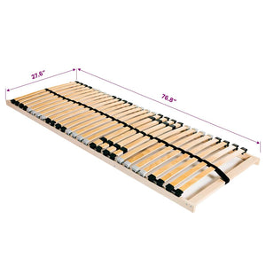 Lattenrost mit 28 Latten 7 Zonen 70x200 cm