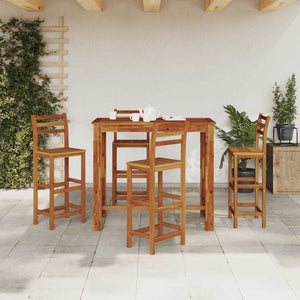 Bartisch Massivholz Akazie 120x60x105 cm