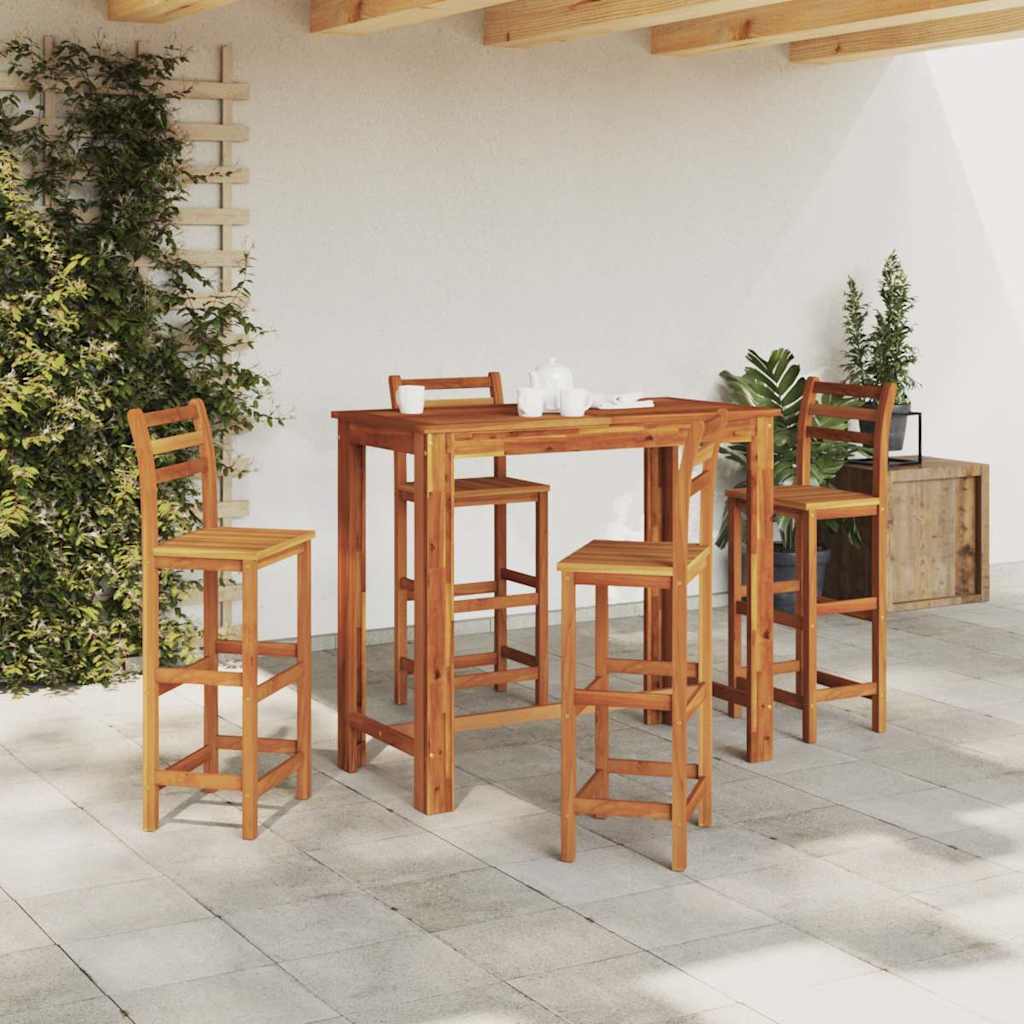 Bartisch Massivholz Akazie 120x60x105 cm