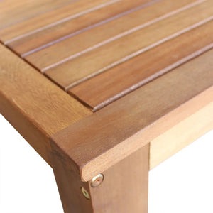 Bartisch und Hocker-Set 5-tlg. Akazienholz Massiv