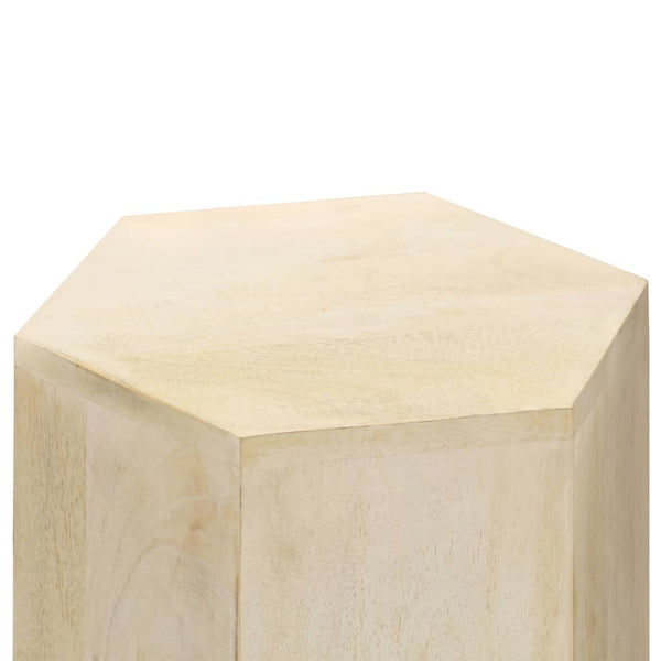 vidaXL Table basse, 3 pcs, Bois de manguier massif