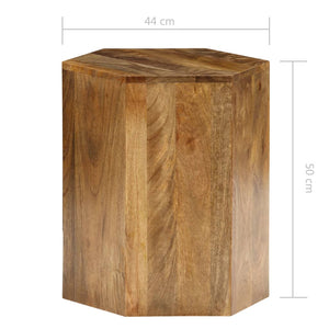 vidaXL Table basse, 3 pcs, Bois de manguier massif