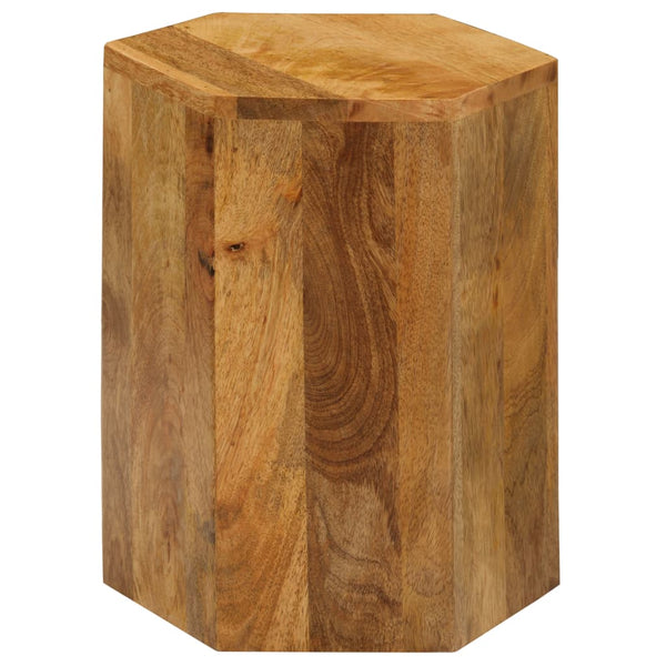 vidaXL Table basse, 3 pcs, Bois de manguier massif