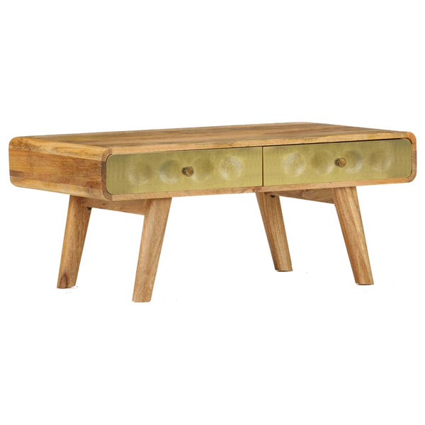 Couchtisch Massivholz Mango 90x50x40 cm