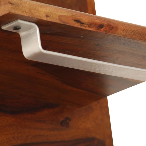 Wandgarderobe Massivholz Akazie 118×40 cm