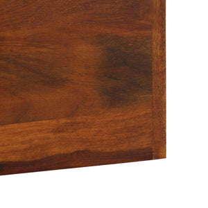 Wandgarderobe Massivholz Akazie 118×40 cm