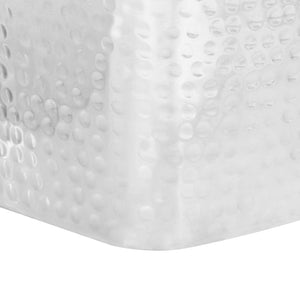 vidaXL Tables basses 2 pcs Aluminium Argenté