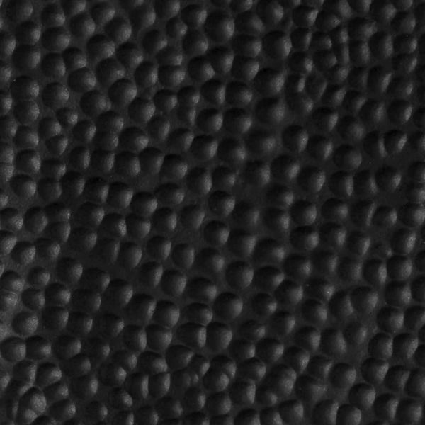 Couchtisch aus Gehämmertem Aluminium 70x30 cm Schwarz