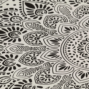 Couchtisch aus Gehämmertem Aluminium 70x30 cm Weiß