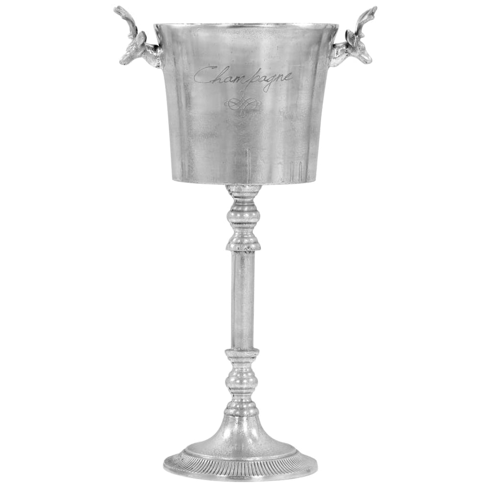 vidaXL Rafraîchisseur de champagne Aluminium 39 x 29 x 71 cm Argenté
