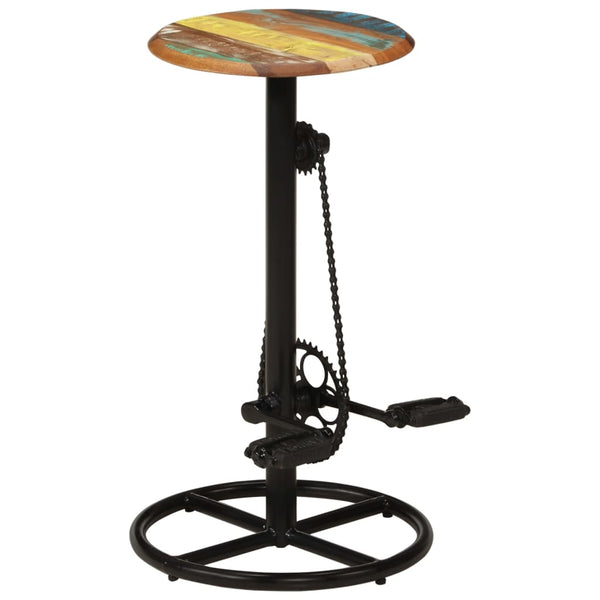 Barhocker 2 Stk. Altholz Massiv