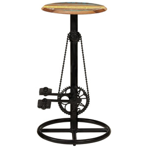 vidaXL Bar Stools 2 pcs Solid Reclaimed Wood