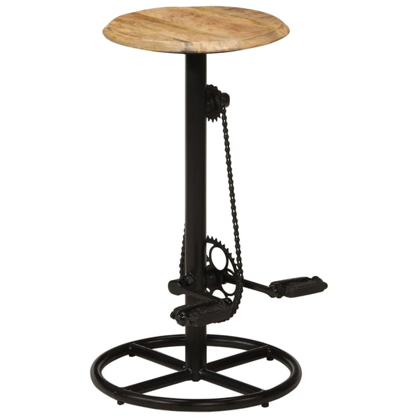 vidaXL Tabourets de bar 2 pcs Bois de manguier massif