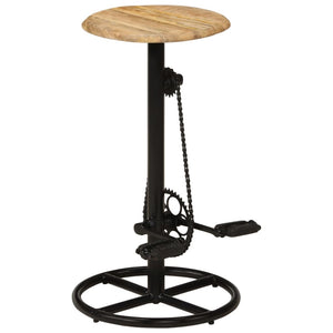 vidaXL Tabourets de bar 2 pcs Bois de manguier massif