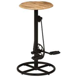 vidaXL Tabourets de bar 2 pcs Bois de manguier massif