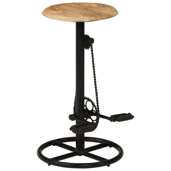 vidaXL Tabourets de bar 2 pcs Bois de manguier massif