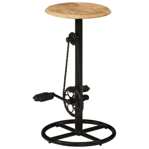 vidaXL Tabourets de bar 2 pcs Bois de manguier massif