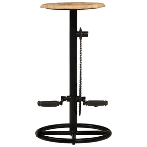 vidaXL Tabourets de bar 2 pcs Bois de manguier massif