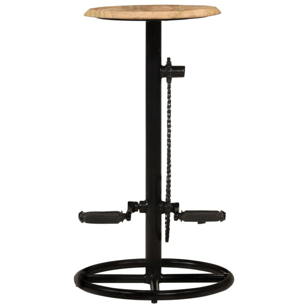 vidaXL Tabourets de bar 2 pcs Bois de manguier massif