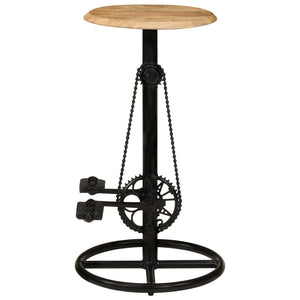 vidaXL Tabourets de bar 2 pcs Bois de manguier massif