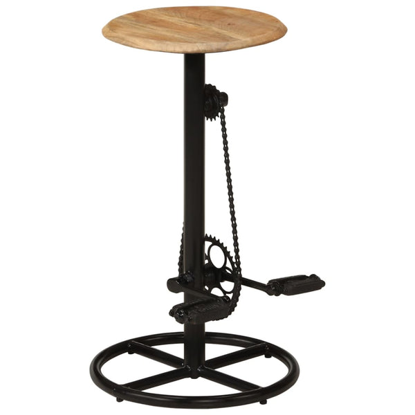 vidaXL Tabourets de bar 2 pcs Bois de manguier massif