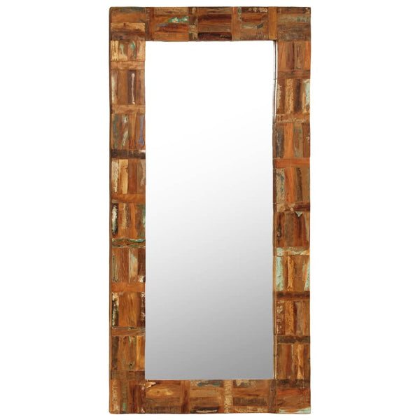 Wandspiegel Altholz Massiv 60x120 cm
