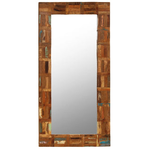 Wandspiegel Altholz Massiv 60x120 cm
