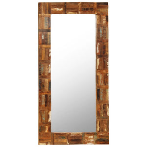 Wandspiegel Altholz Massiv 60x120 cm