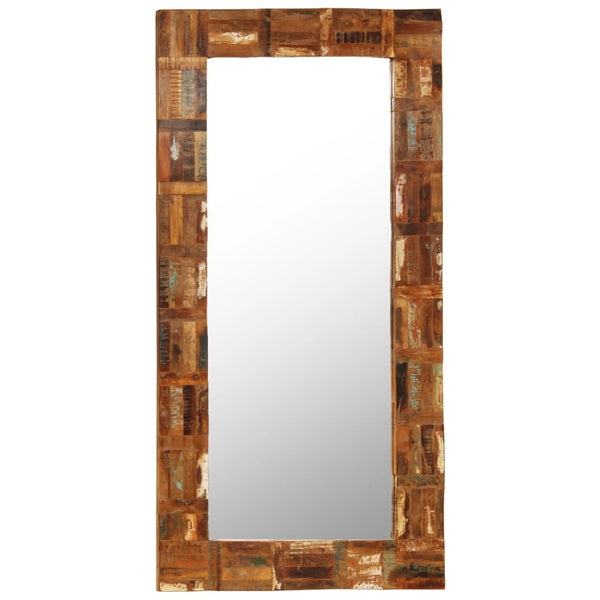 Wandspiegel Altholz Massiv 60x120 cm