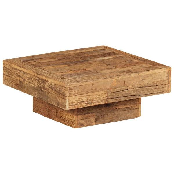 Couchtisch Altholz Massiv 70x70x30 cm