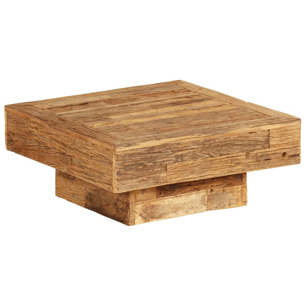 Couchtisch Altholz Massiv 70x70x30 cm