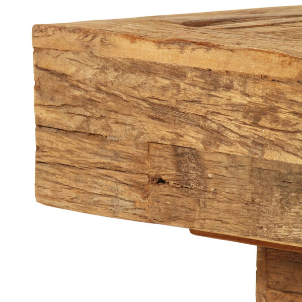 Couchtisch Altholz Massiv 70x70x30 cm
