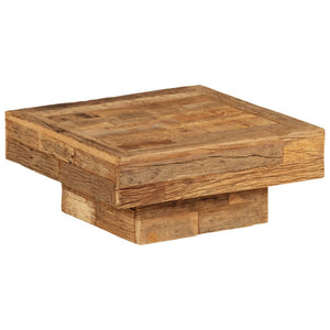Couchtisch Altholz Massiv 70x70x30 cm