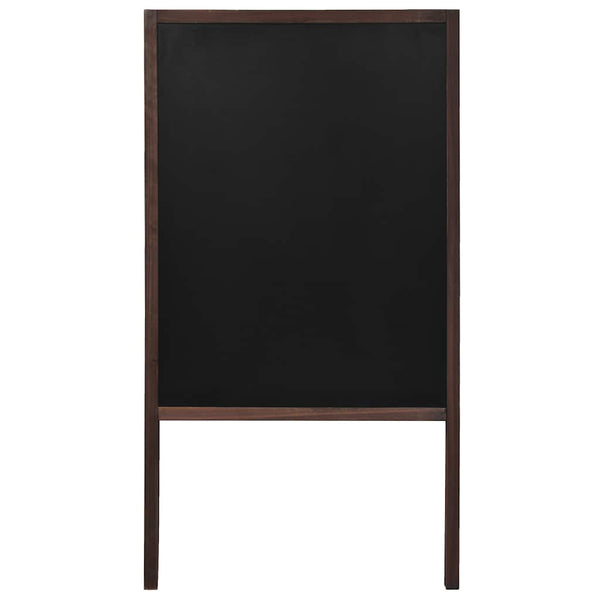 vidaXL Chevalet de trottoir double face en bois de cèdre autoportant 60×80 cm