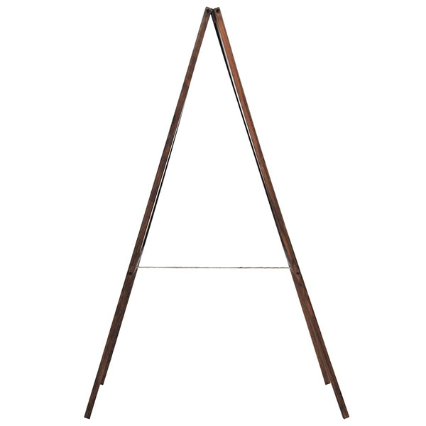 vidaXL Chevalet de trottoir double face en bois de cèdre autoportant 60×80 cm