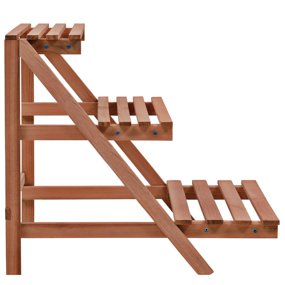vidaXL Support de plantes à 3 niveaux en cèdre 48x45x40 cm