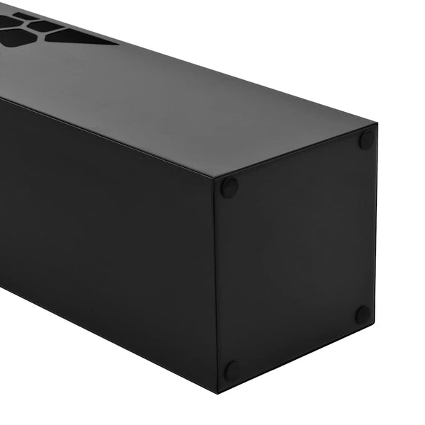 Regenschirmständer Steinen-Design Stahl Schwarz