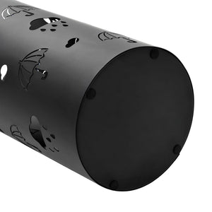 vidaXL Porte-parapluies motif parapluie acier noir