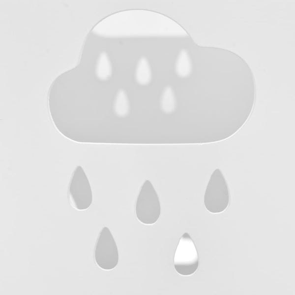 Regenschirmständer Regenschirm-Motiv Stahl Weiß