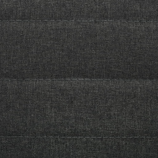 vidaXL Dining Chairs 2 pcs Dark Grey Fabric